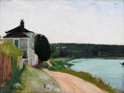 Villa at Seine, Bois-le-Roi, Fontainebleau by Carl Fredrik Hill